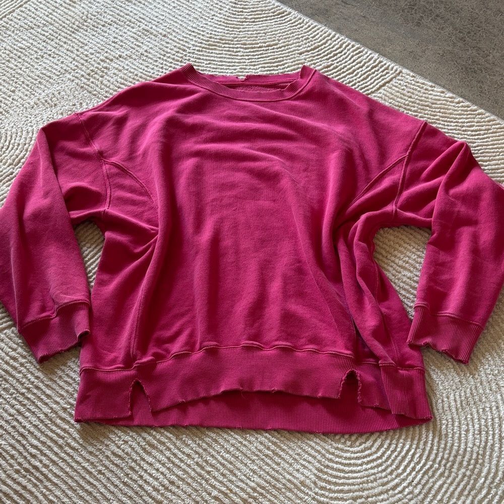 Aerie Vibrant Pink Pullover